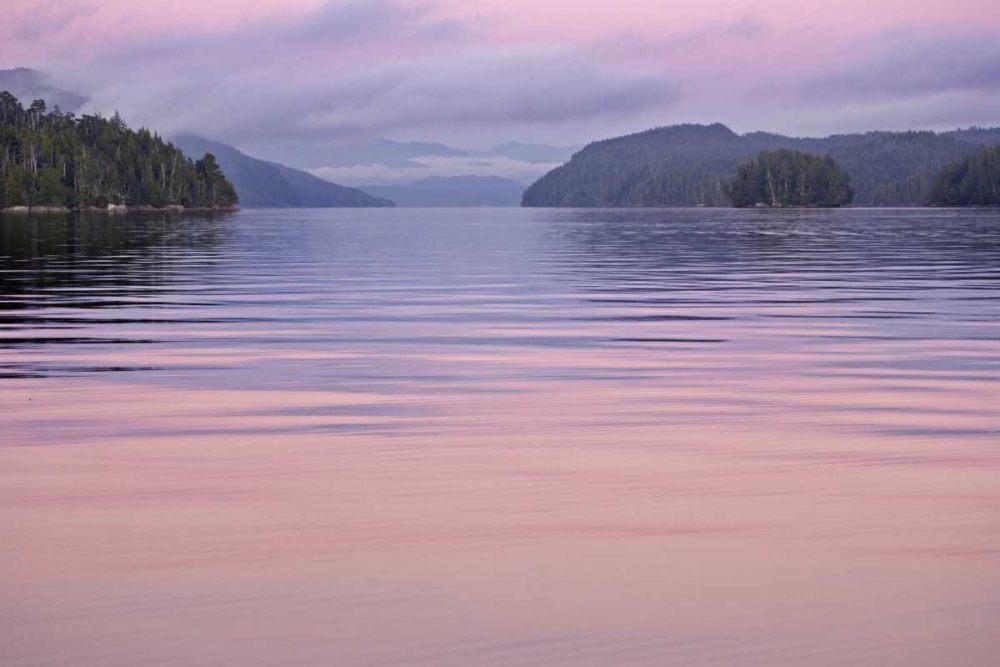 Canada, BC, Calvert Island Sunset reflections art print by Don Paulson for $57.95 CAD