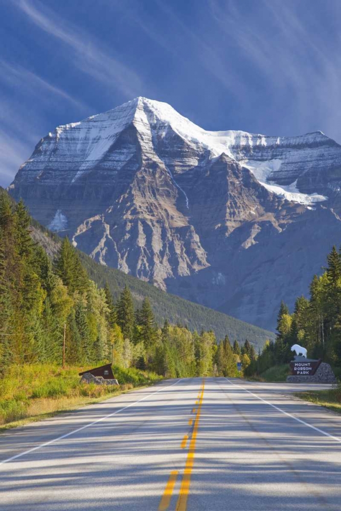 Canada, BC, Mt Robson PP Road through park art print by Don Paulson for $57.95 CAD