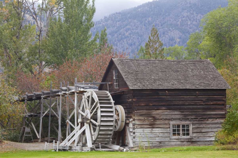 Canada, BC, Keremeos Historic grist mill art print by Don Paulson for $57.95 CAD