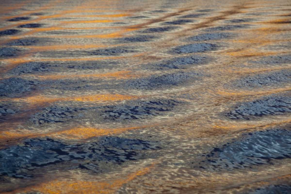 Canada, BC, Sunset on water wave patterns art print by Don Paulson for $57.95 CAD