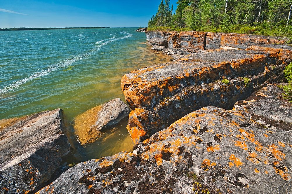 Canada-Manitoba-Wanless Rocky Lake shoreline art print by Jaynes Gallery for $57.95 CAD