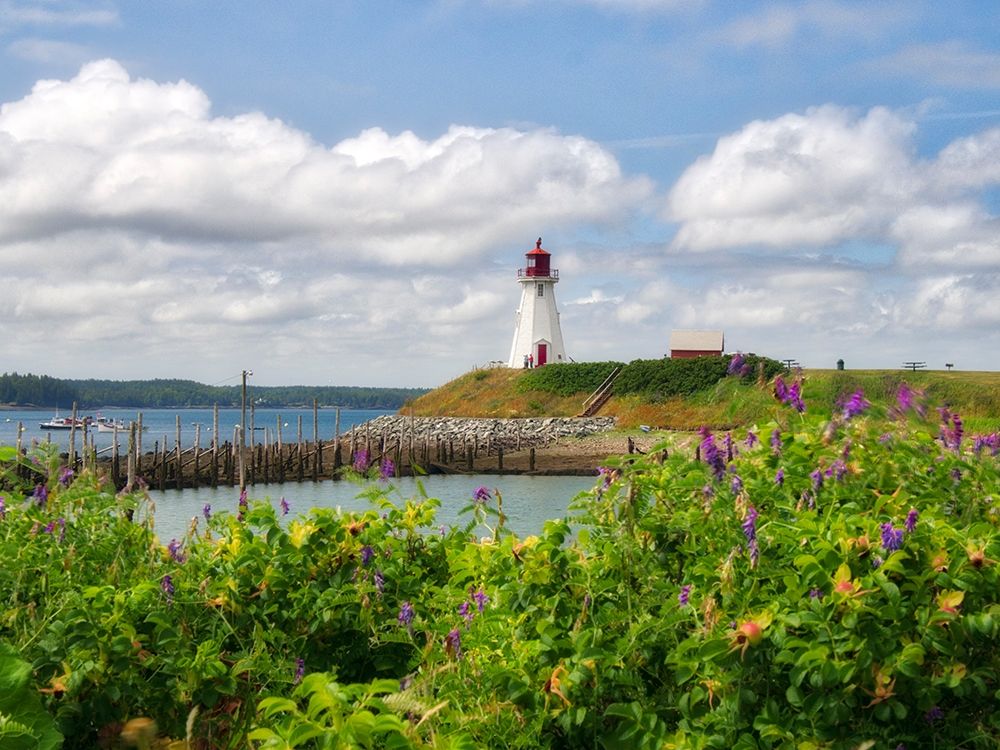 Canada-New Brunswick-Campobello Island Mulholland Point Lighthouse art print by Julie Eggers for $57.95 CAD