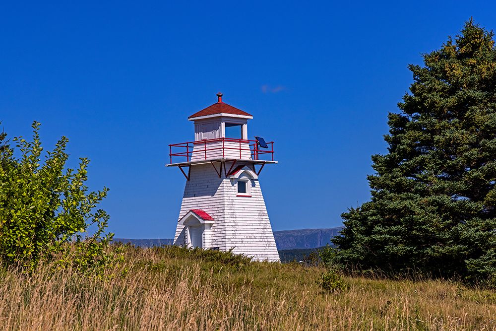 Canada, Newfoundland and Labrador, Woody Point. Woody Point Lighthouse. art print by Joe Restuccia III for $57.95 CAD