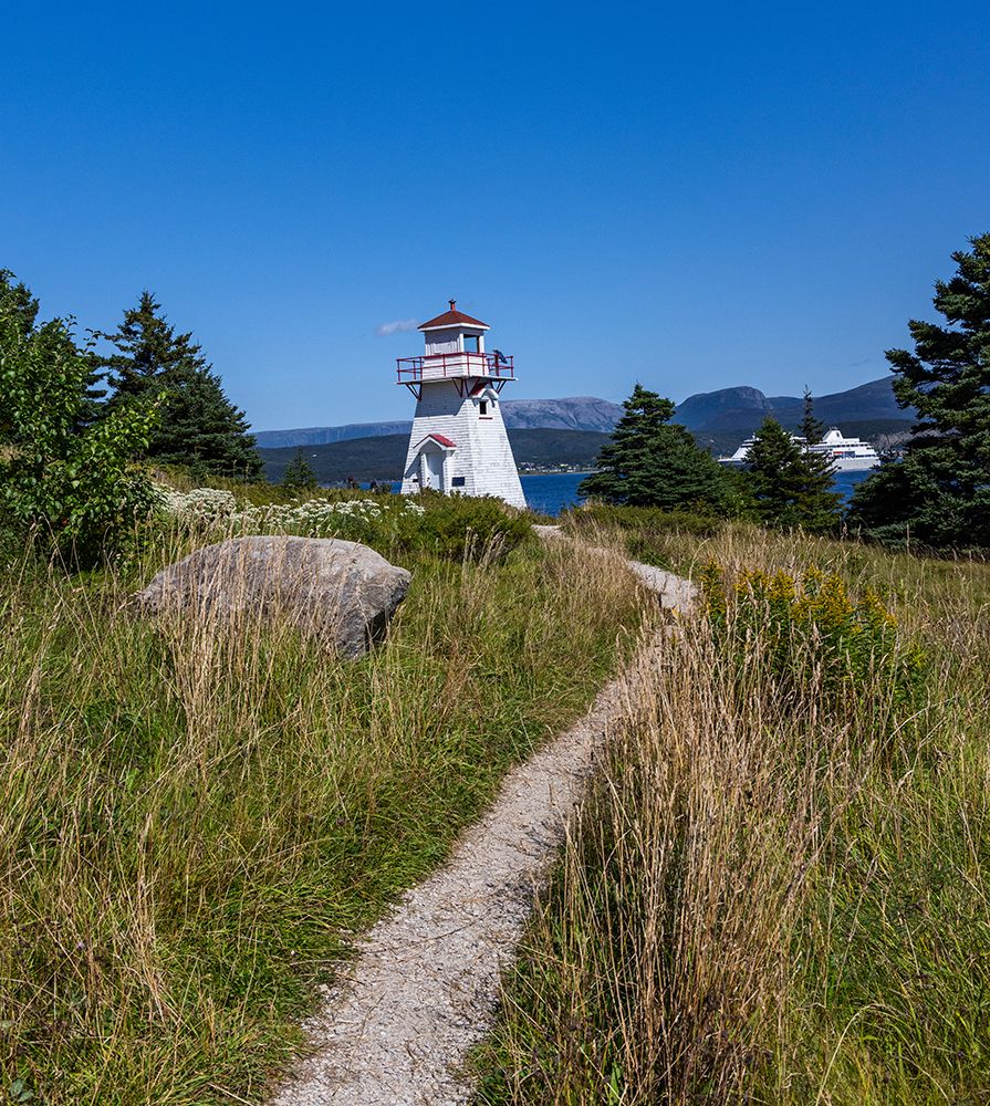 Canada, Newfoundland and Labrador, Woody Point. Woody Point Lighthouse. art print by Joe Restuccia III for $57.95 CAD