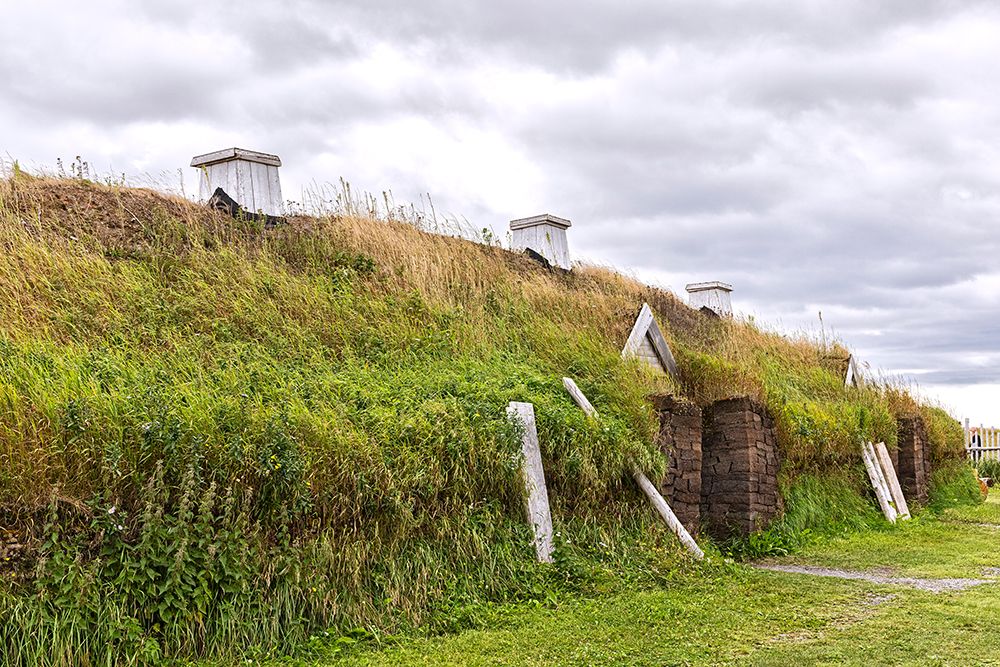Canada, Newfoundland and Labrador. L Anse aux Meadows National Historic Site, Viking Village. art print by Joe Restuccia III for $57.95 CAD