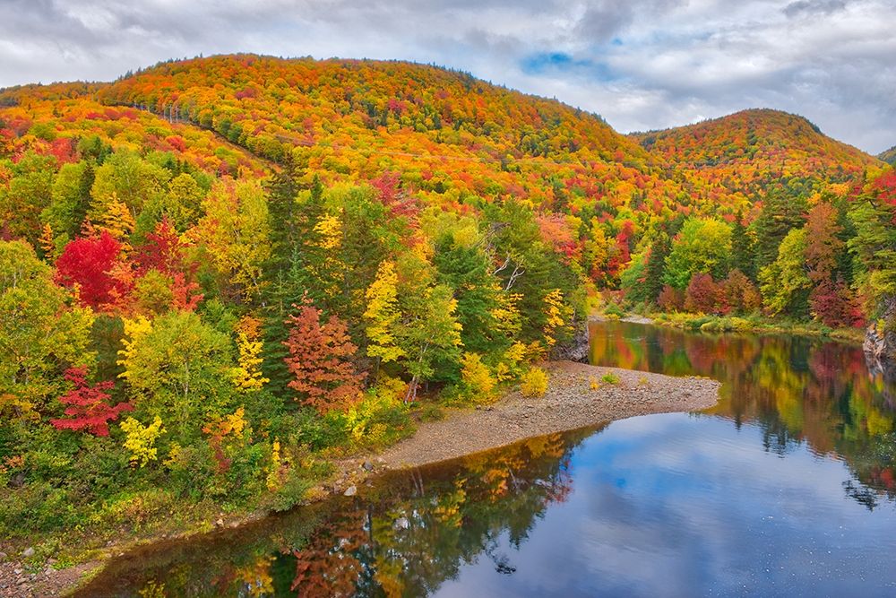 Canada-Nova Scotia Indian Brook and forest in autumn art print by Jaynes Gallery for $57.95 CAD