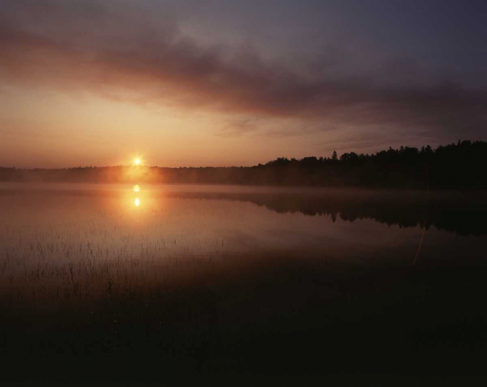 Canada, Ontario, Sudbury, Tilton Lake at sunrise art print by Mike Grandmaison for $57.95 CAD