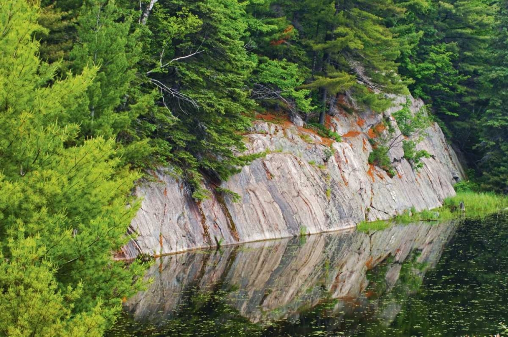 Canada, Killarney Granite reflected in water art print by Mike Grandmaison for $57.95 CAD