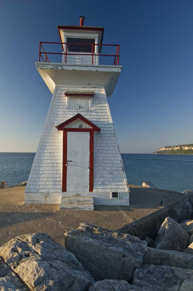 Canada, Lions Head Lighthouse on Georgian Bay art print by Mike Grandmaison for $57.95 CAD