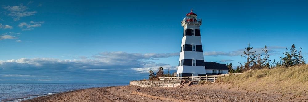 Canada-Prince Edward Island-West Point-West Point Lighthouse art print by Walter Bibikow for $57.95 CAD