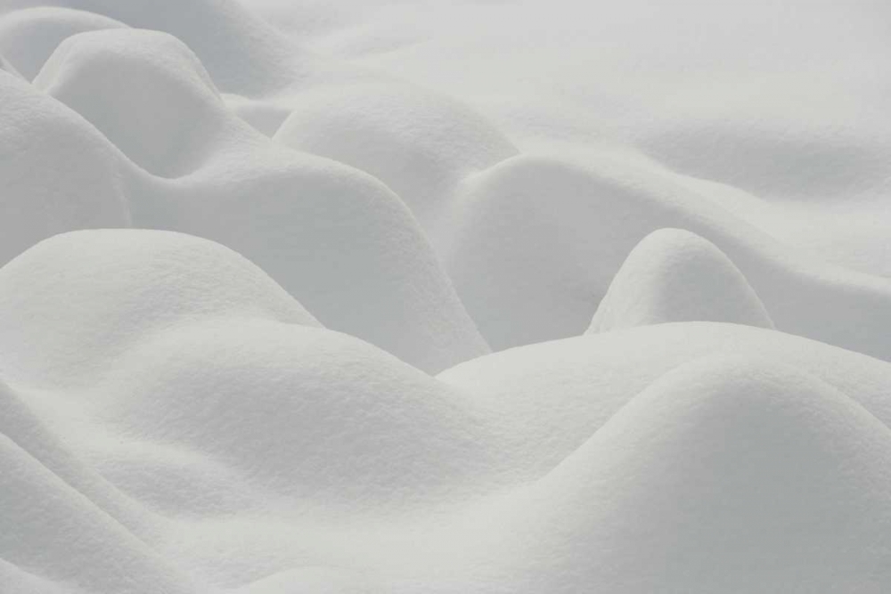 Canada, Quebec Shapes formed in fresh snow art print by Gilles Delisle for $57.95 CAD