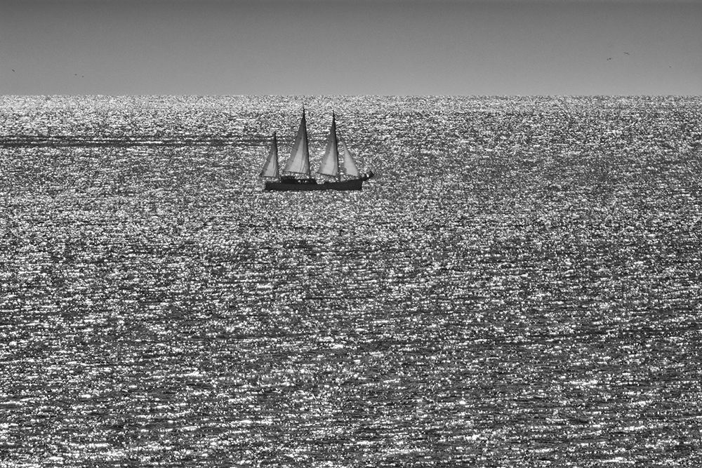Canada-Quebec-LAnse-Pleureuse Sailboat on Gulf of St Lawrence art print by Jaynes Gallery for $57.95 CAD