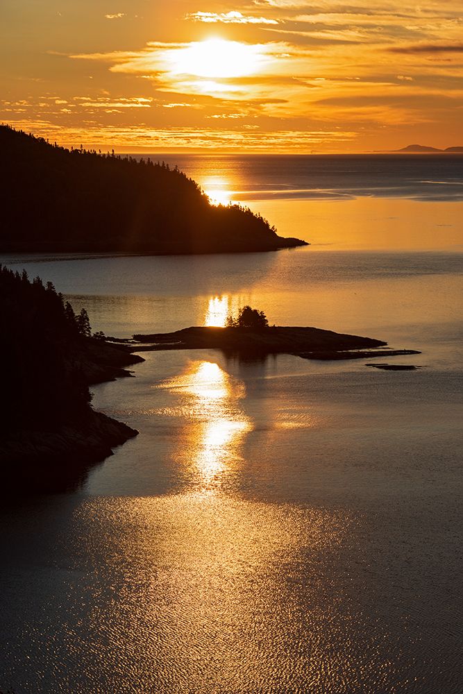 Canada-Quebec-Tadoussac Saguenay River at sunrise art print by Jaynes Gallery for $57.95 CAD