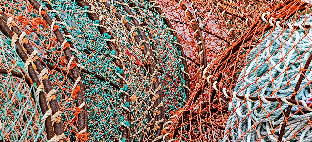 Quebec, Sept-Iles, Canada. Fishing nets. art print by Joe Restuccia III for $57.95 CAD