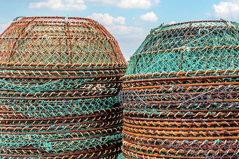 Quebec, Sept-Iles, Canada. Fishing nets. art print by Joe Restuccia III for $57.95 CAD