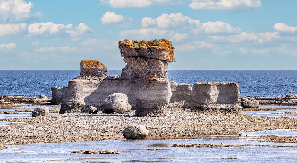 Quebec, Havre-Saint-Pierre, Canada. Archipelago National Park monoliths. art print by Joe Restuccia III for $57.95 CAD