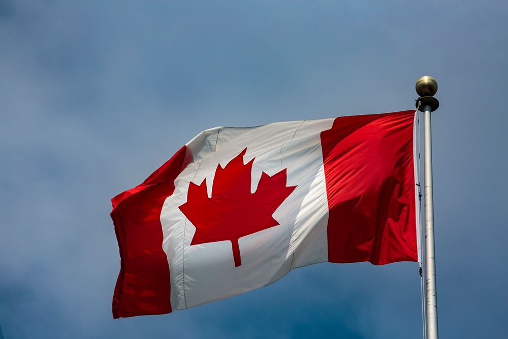 Canadian Flag, Canada art print by Rob Casey for $57.95 CAD