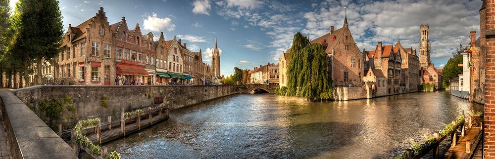 Main canal in Bruges-Belgium art print by Steve Mohlenkamp for $57.95 CAD
