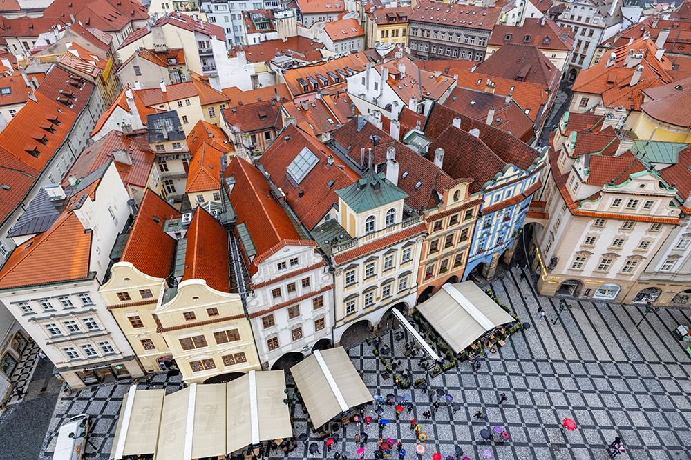 View from the Top of Old Town Hall in Prague-Czech Republic art print by Chuck Haney for $57.95 CAD