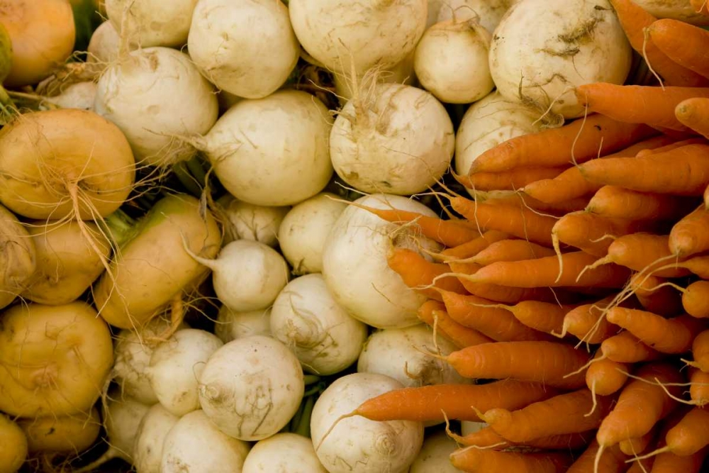 Finland, Helsinki Produce at an outdoor market art print by Nancy ,  Steve Ross for $57.95 CAD