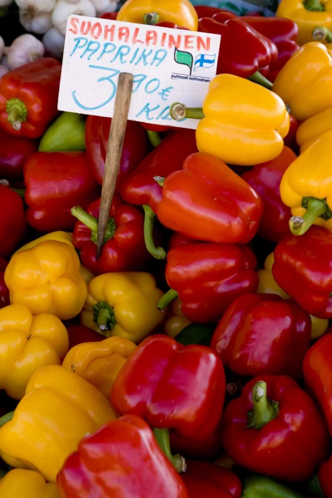 Finland, Helsinki Produce at an outdoor market art print by Nancy ,  Steve Ross for $57.95 CAD