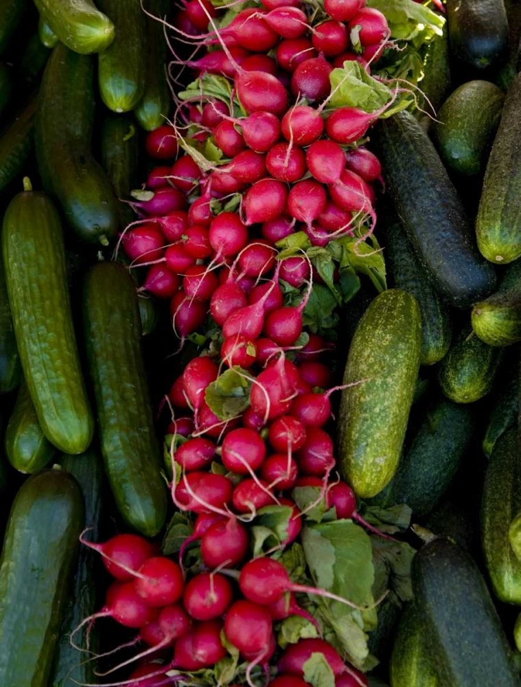 Finland, Helsinki Produce at an outdoor market art print by Nancy ,  Steve Ross for $57.95 CAD