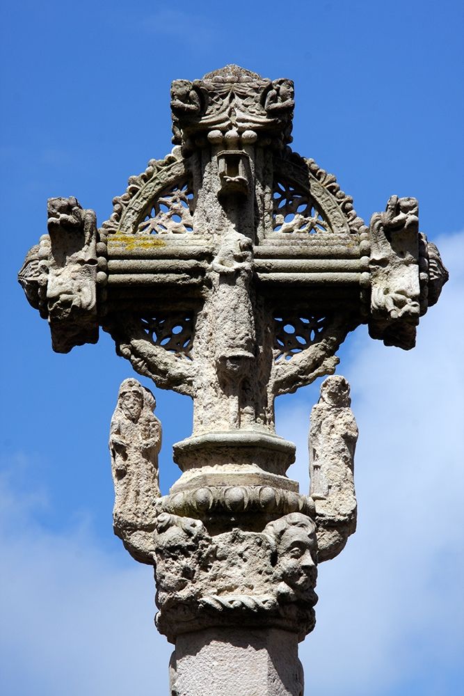 Stone cross-Le Treport-Normandy-France art print by Alex Bartel for $57.95 CAD