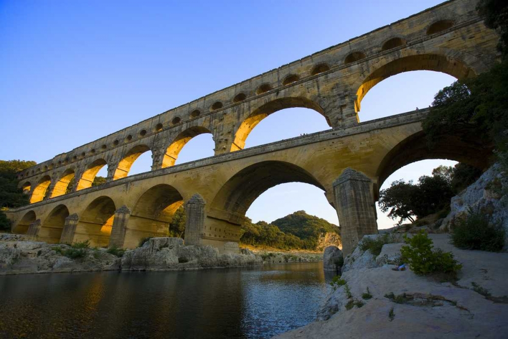 France, Avignon The Pont du Gard Roman aqueduct art print by Jim Zuckerman for $57.95 CAD