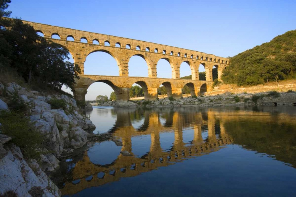 France, Avignon The Pont du Gard Roman aqueduct art print by Jim Zuckerman for $57.95 CAD