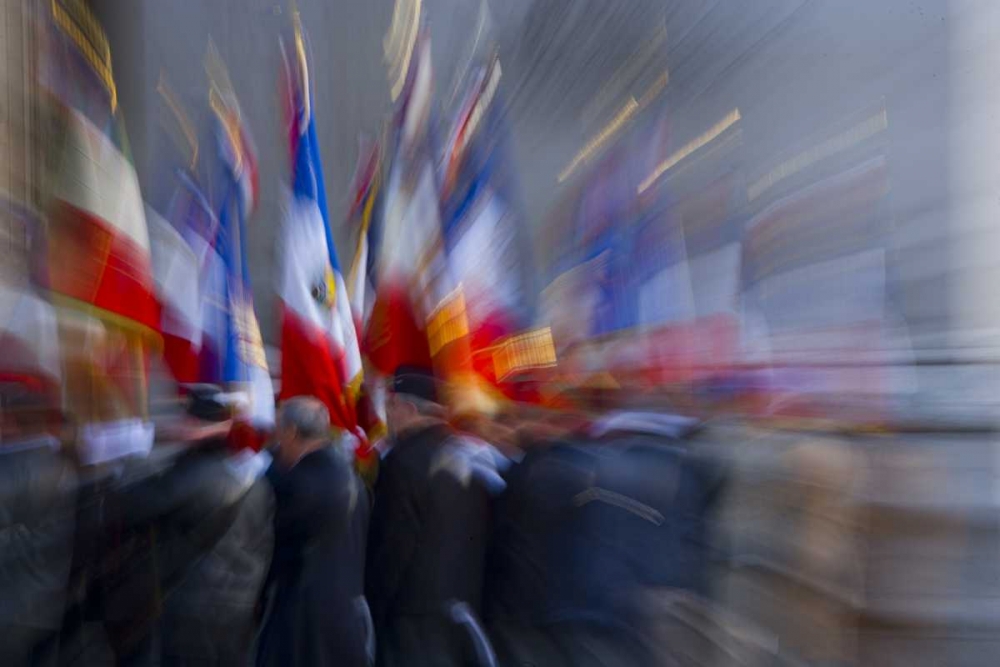 France, Paris Ceremony at the Arc de Triomphe art print by Jim Zuckerman for $57.95 CAD