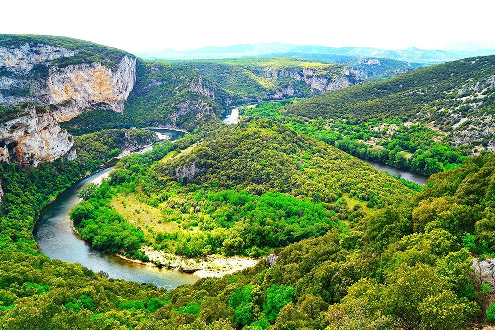 The Gorges de lArdeche near Pas du Mousse-France art print by Dennis Brack for $57.95 CAD