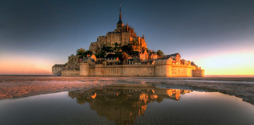 Mont Saint-Michel on the Normandy coast of France art print by Steve Mohlenkamp for $57.95 CAD