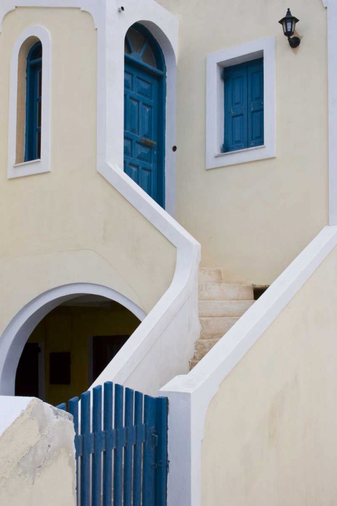 Greece, Santorini, Thira, Oia House Exterior art print by Bill Young for $57.95 CAD