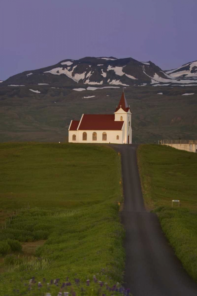 Iceland, Snaefellsnes, Hellisandur Church art print by Don Grall for $57.95 CAD