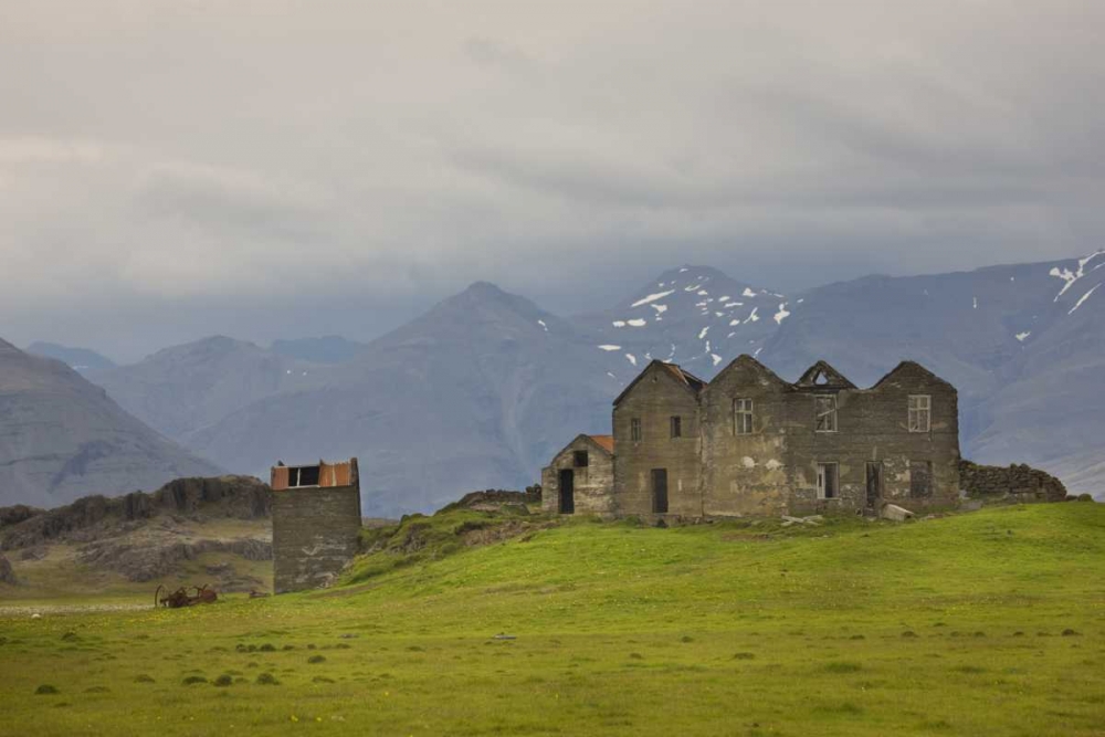 Iceland Abandoned farmhouse on a hill art print by Don Grall for $57.95 CAD