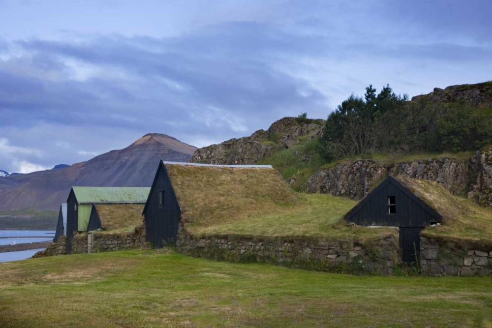 Iceland, Borgarnes Sod-roofed sheds art print by Don Grall for $57.95 CAD