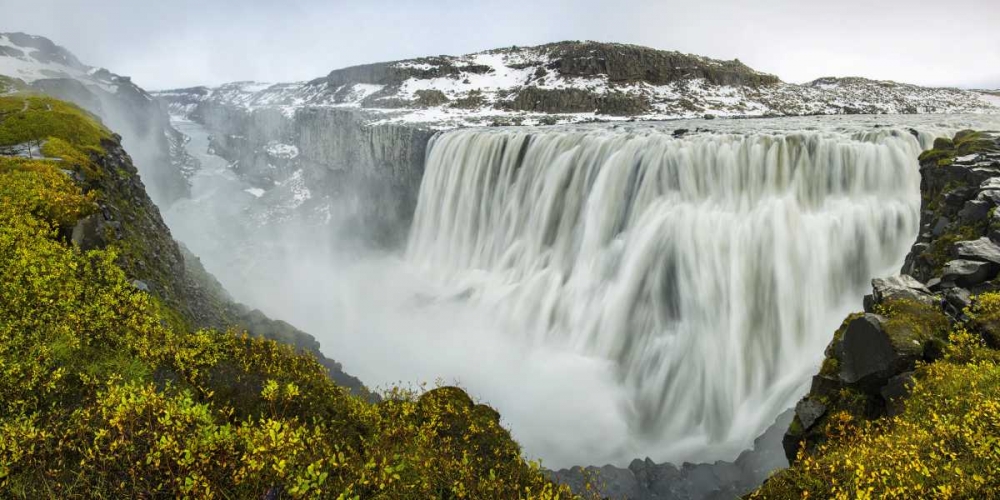 Iceland, Dettifoss Scenic of waterfall art print by Dennis Kirkland for $57.95 CAD