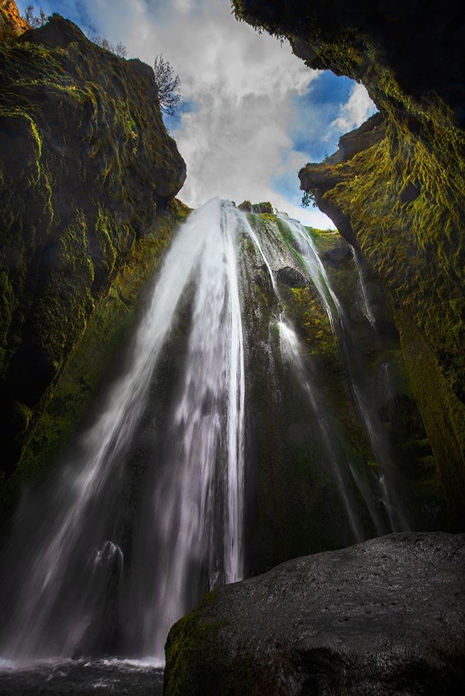 Waterfall on the southern coast of Iceland art print by Steve Mohlenkamp for $57.95 CAD