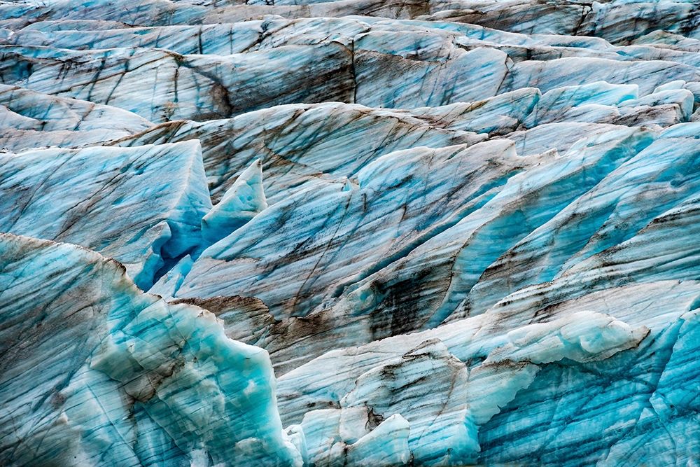 Blue Large Svinafellsjokull Glacier-Vatnajokull National Park-Iceland art print by William Perry for $57.95 CAD