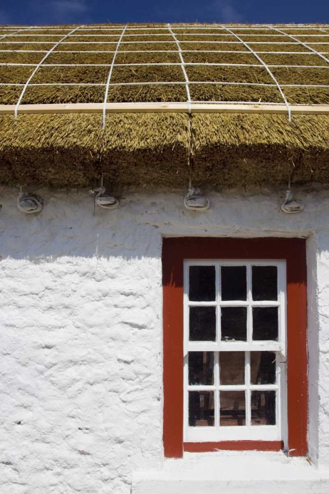 Ireland Replica of a thatched-roof cottage art print by Wendy Kaveney for $57.95 CAD