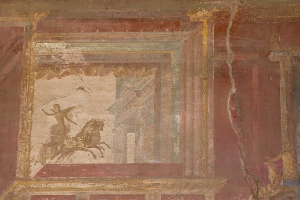 Italy, Campania, Pompeii Fresco in the Macellum art print by Wendy Kaveney for $57.95 CAD