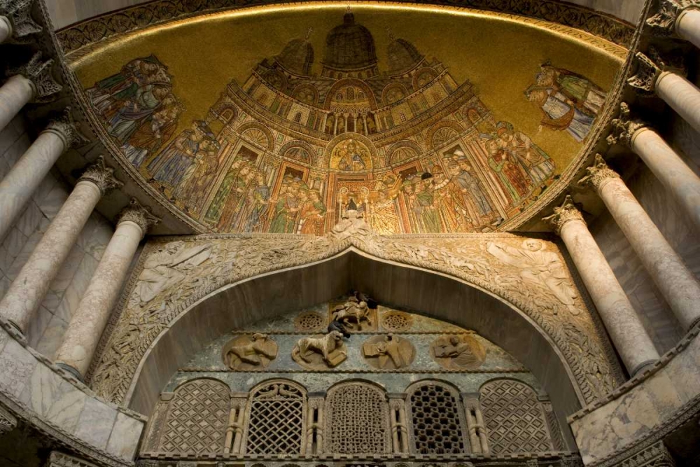 Italy, Venice Mosaic- Basilica di San Marco art print by Wendy Kaveney for $57.95 CAD