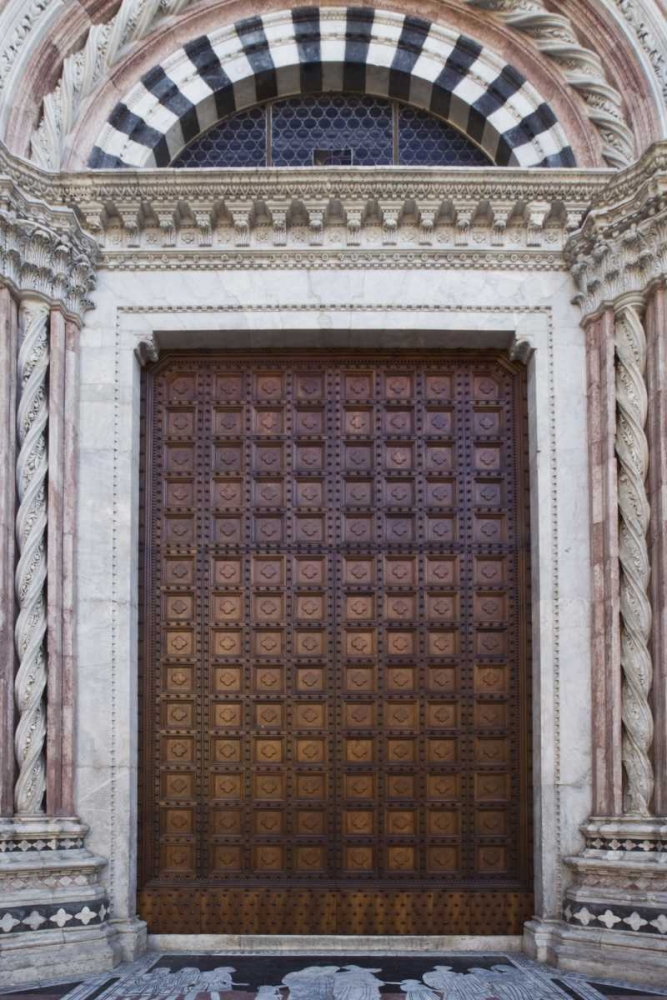 Italy, Tuscany, Siena Front door to the Duomo art print by Dennis Flaherty for $57.95 CAD