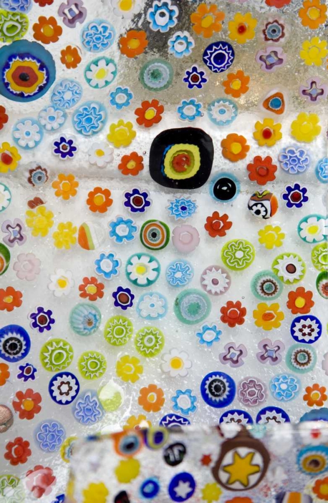 Italy, Venice Colorful Millefiori glass details art print by Wendy Kaveney for $57.95 CAD