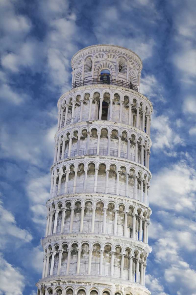 Italy, Pisa Top part of the Leaning Tower art print by Dennis Flaherty for $57.95 CAD
