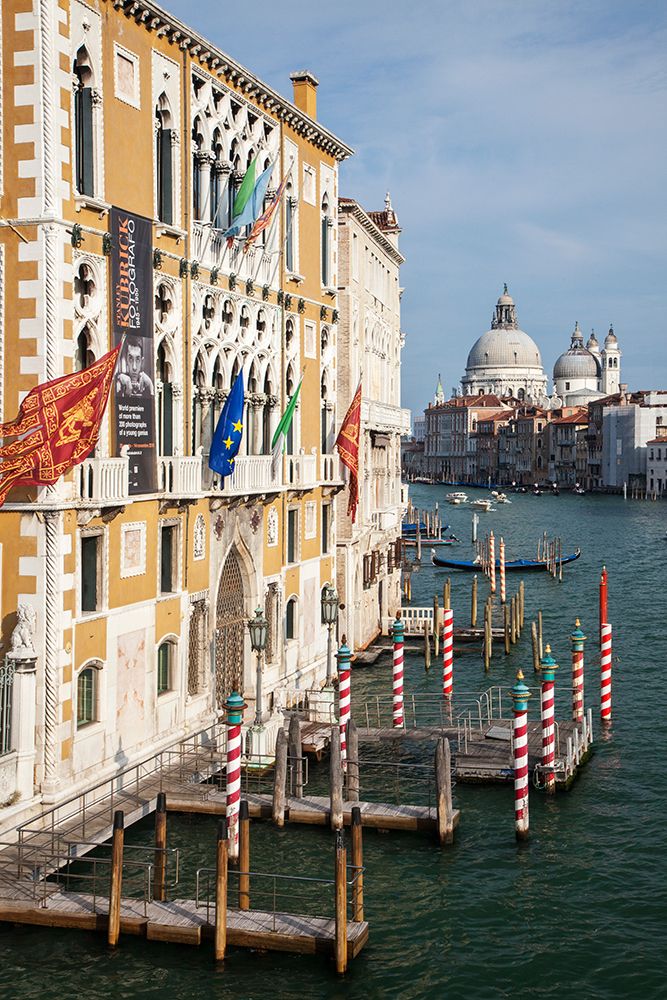 Italy-Venice Buildings along the Grand Canal with Santa Maria della Salute beyond art print by Julie Eggers for $57.95 CAD