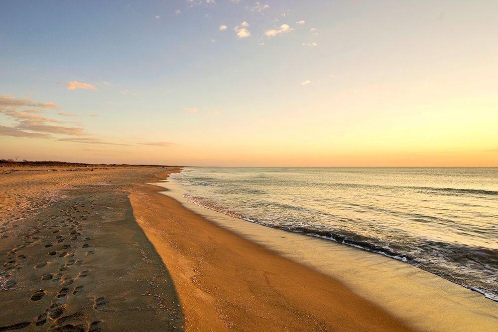 Italy, Tuscany, Versilia. Late afternoon at the beach art print by Michele Molinari for $57.95 CAD