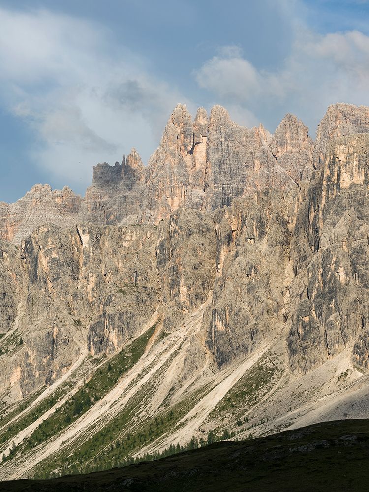 The Dolomites at Passo Giau-view of Croda da Lago art print by Martin Zwick for $57.95 CAD