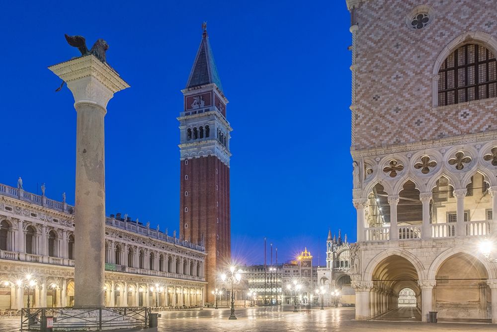 Italy-Venice San Marco Piazza at dawn art print by Rob Tilley for $57.95 CAD