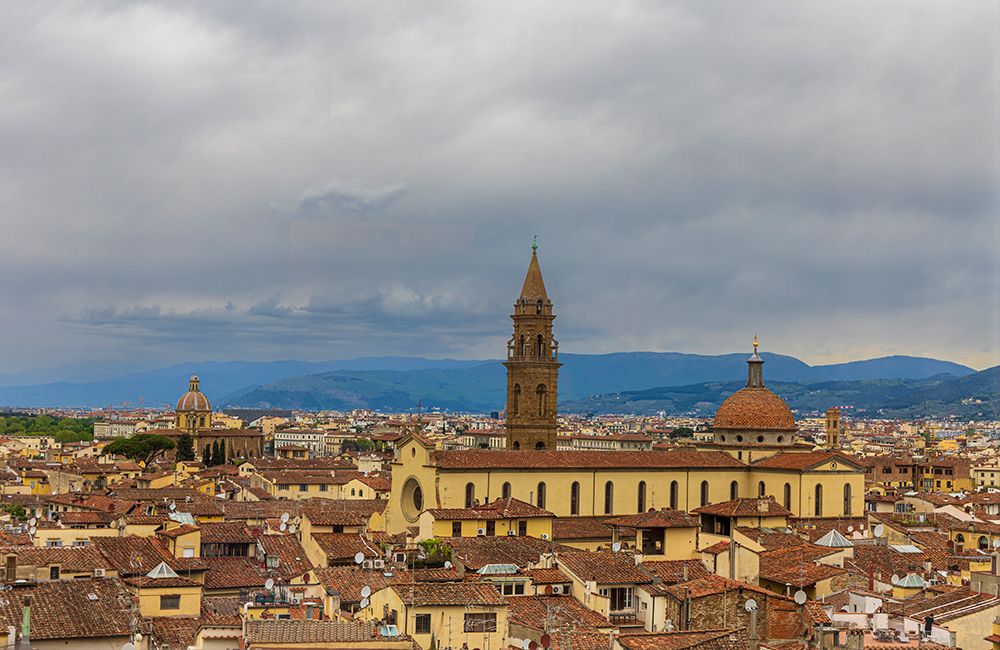City view from Palazzo Vecchio. Tuscany-Italy. art print by Tom Norring for $57.95 CAD